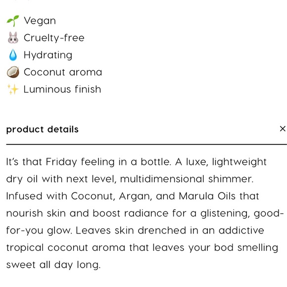 Bundle of 8 Sol Shimmering dry oils - Picture 16 of 16